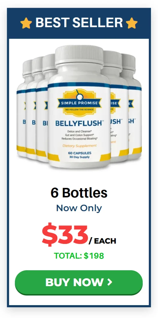 BellyFlush™ 6 bottles pricing